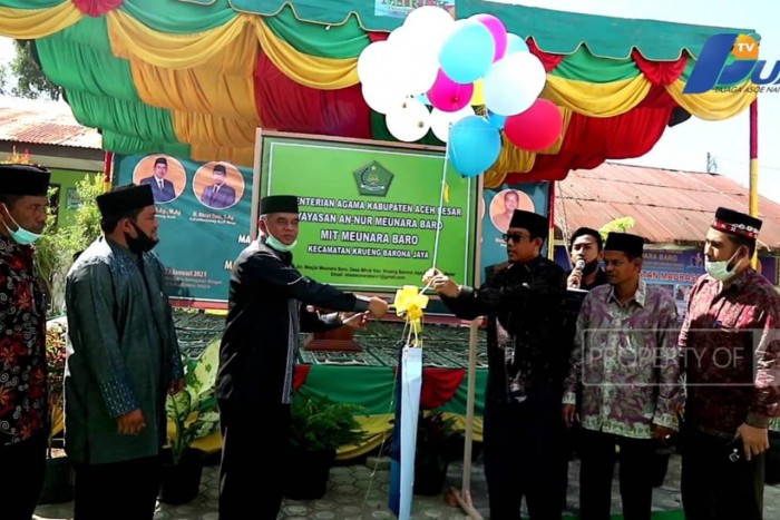 MIS Meunara Baro Resmi Bertransformasi Menjadi MIT, Kemenag Aceh Harapkan Lahirnya Generasi Qurani Unggul